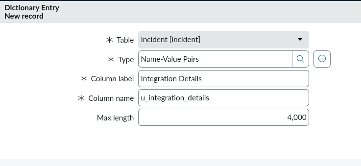 create new field on table